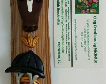 Horse Equestrian Mezuzah Case