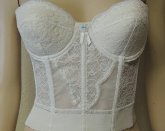 Lady Marlene 34A Boned BUSTIER Corset Strapless Bra