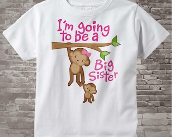 I'm Going to Be A Big Sister Shirt or Bodysuit - Big Sister Onesie - Personalized Big Sister - Big Sister Announcement Shirt 12132011a
