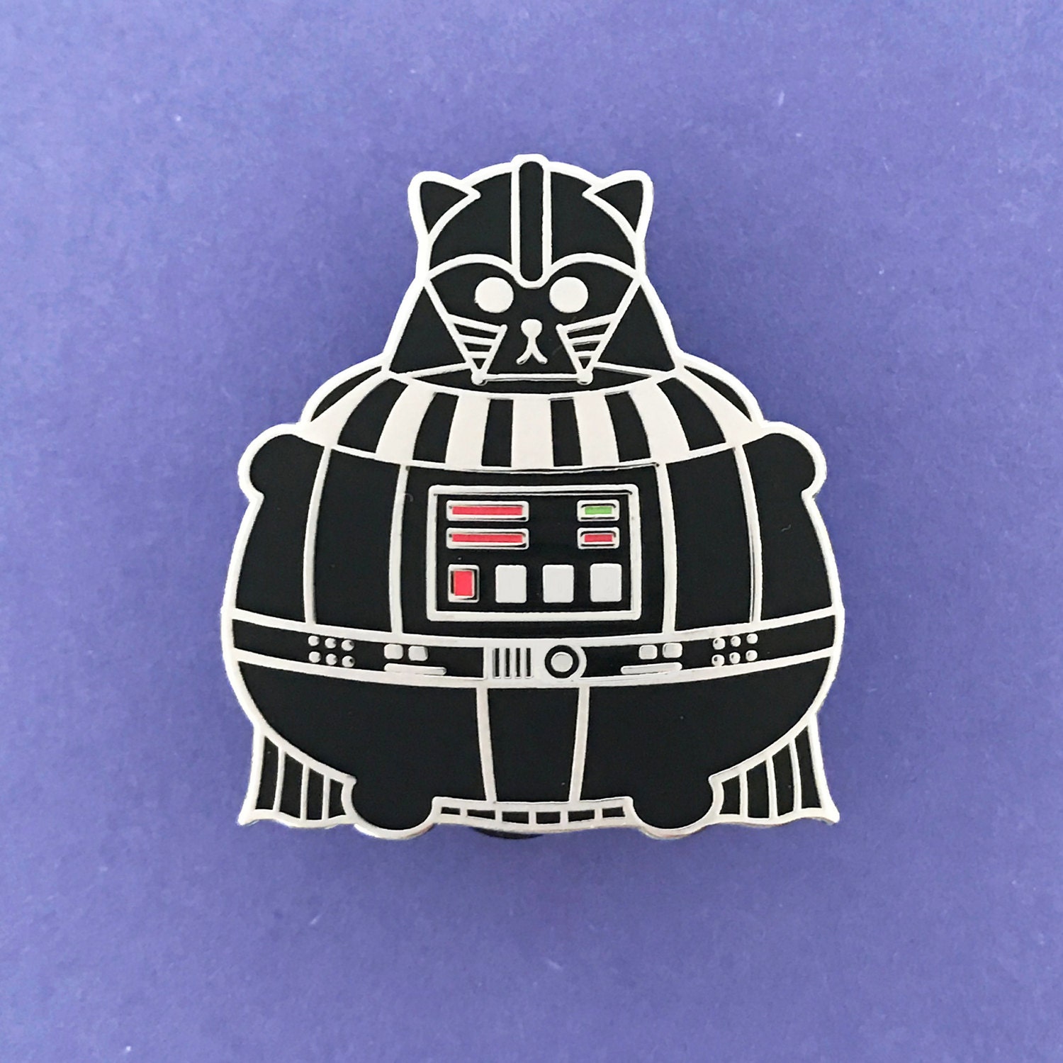 Darth Vader Pin Star Wars Enamel Badge Lapel Pin Cat