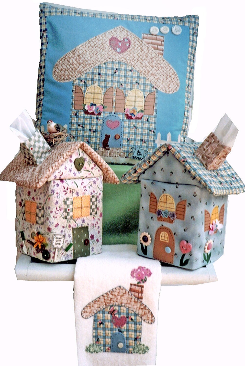 Sneezes Country Cottage Sewing Pattern Tissue Box Cover