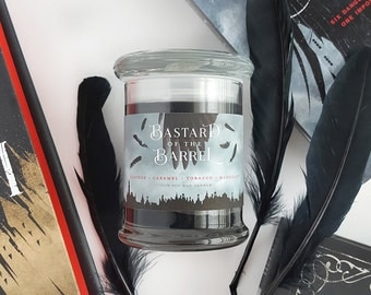 Bastard of The Barrel // Six of Crows 8oz Jar Candle — Scented Soy Candle