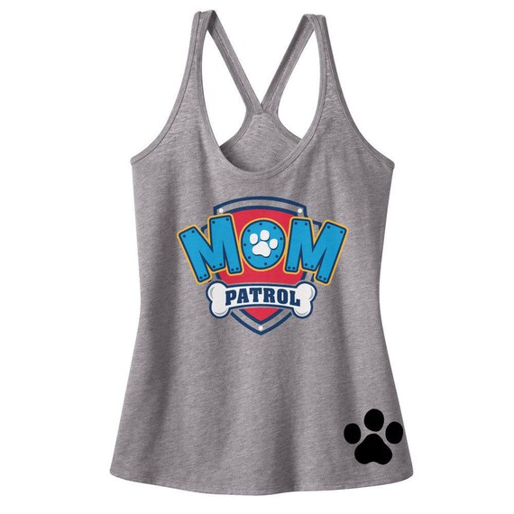 Custom Mom Patrol Shirt Paw Patrol Inspired Birthday number