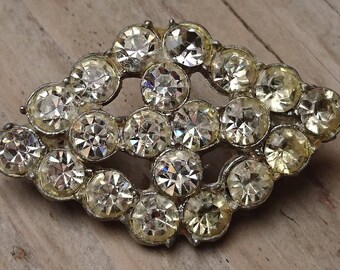 Vintage rhinestone brooch