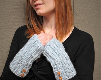 Crochet Wrist Warmer/ Fingerless Gloves **PATTERN ONLY**