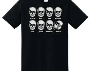 Skull shirt | Etsy