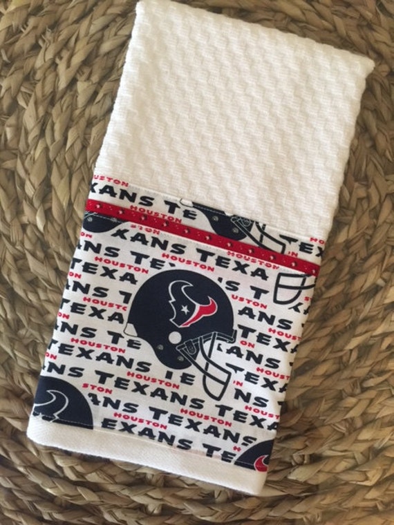 Houston Texans NFL KITCHEN Towel White with red white blue