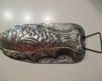 Vintage Kreamer Fish #8 Metal Mold
