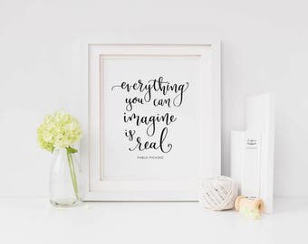 Imagine is real | Etsy