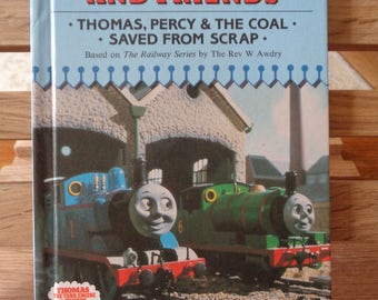 Vintage Ladybird book Thomas The Tank Engine and Friends classic illustrated children's kid's pre school storybook hardback trains TV series