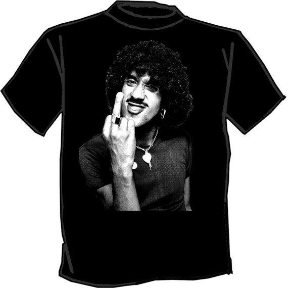 thin lizzy phil lynott t shirt