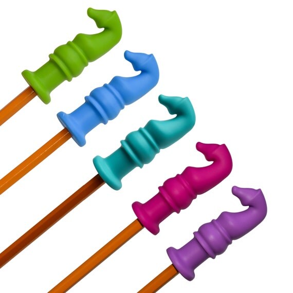 Set Of 5 Chew Pencil Toppers Chewable Sensory Aides