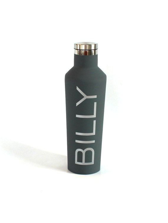 Personalized 16 oz Corkcicle canteen. Monogram or name