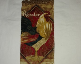 Colorful Rooster Hanging Kitchen Towel