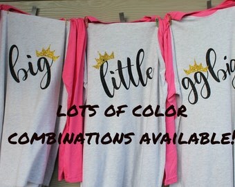 Big Little Sorority Clothing, Big And Little Sorority Shirts, Big Little Reveal Shirts, Big Little Sorority Shirts, Sorority Family Shirts