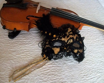 Mask Black Lace mask masquerade mask Carnival mask Venetian mask masquerade Loup