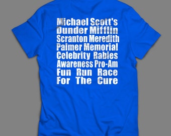 The Office "Meredith Rabies Awareness Fun Run" Shirt S-4XL and Long Sleeve Available