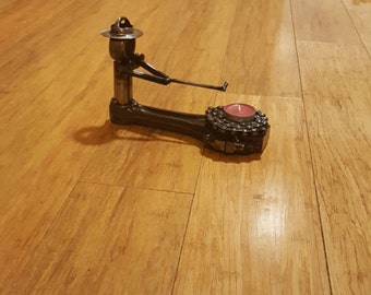 Gearhead roasting by the fire