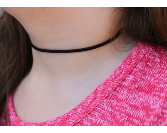 THIN CHOKER NECKLACE: Dainty Choker Necklace, Minimal Choker Necklace, Simple Choker Necklace, Delicate Choker Necklace, 90s Choker Necklace