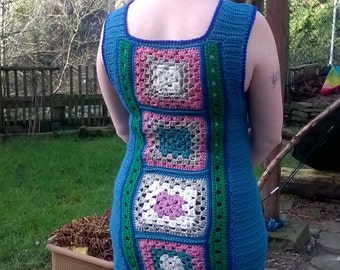 Effie Hook Back Crochet Dress