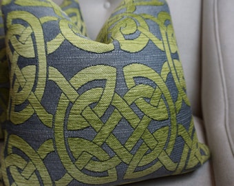 Citrine Gray Pillow Cover, Decorative Pillow Cover, Gray Cushion Cover, Housewares Decor, Pillow Decor, Gray Pillow 0040