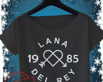 Lana Del Rey 1985 Crop Top Lana Del Rey Crop Tee Lana Del Rey Shirt