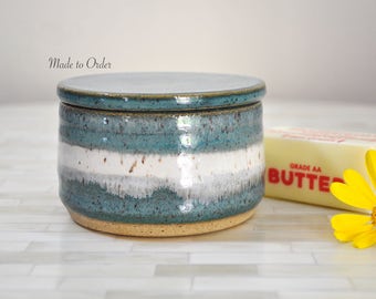 Butter Crock, French Butter Keeper, Butter Holder, Pottery, Butter Dish, Pottery Handmade, Handmade, Wheel Thrown Butter Keeper, Stoneware