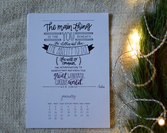 2017 Desktop Calendar