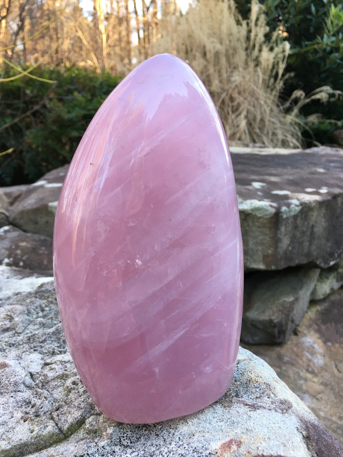 crystal rose quartz stone