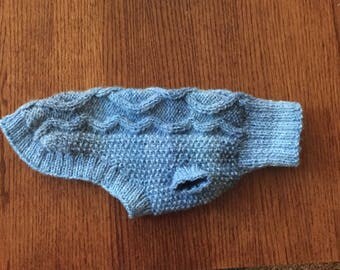 Hand Knitted Dog Sweater