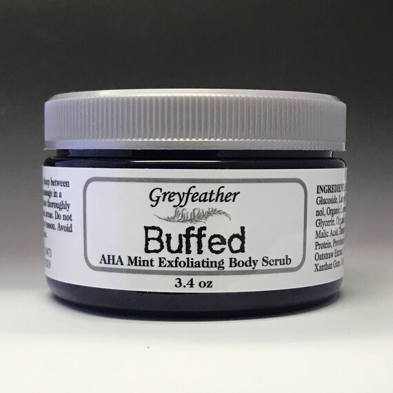 NEW Buffed AHA Exfoliating Body Scrub!