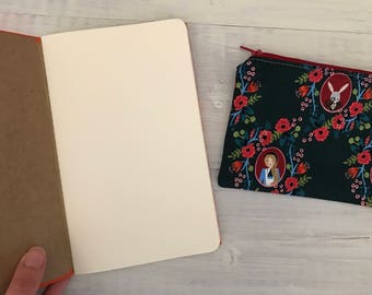 Empty notebook Set + matching pouch