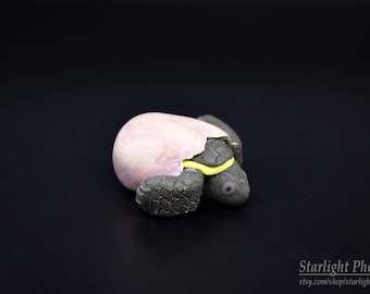 Turtle, Baby Turtle, Hatchling, Sea Turtle, Clay Charm, Polymer Clay Art, Polymer Clay Sculpture, Clay Art, Clay Turtle, Turtle Art