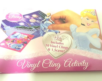 Disney Cinderella Vinyl Cling Activity Kit - 1 Scene & 10 Vinyl Clings