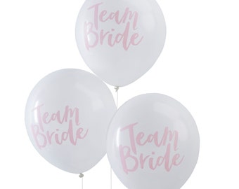 Hen Party Balloons | Bachelorette | Team Bride Balloons | Hen Party | Bridal Shower Decorations | Bridal Party | Hen Do | Bride Tride Tribe