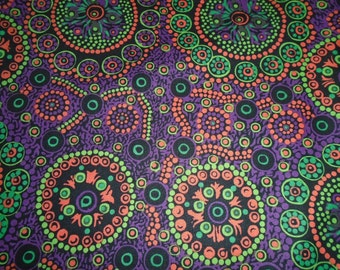 Australian Dreatime Fabric, by the Half Yard
