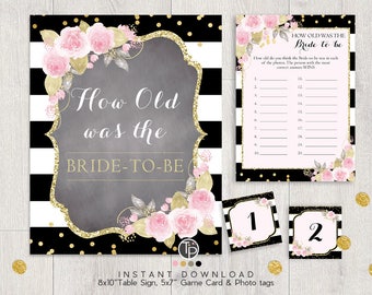 Guess the brides age | Etsy