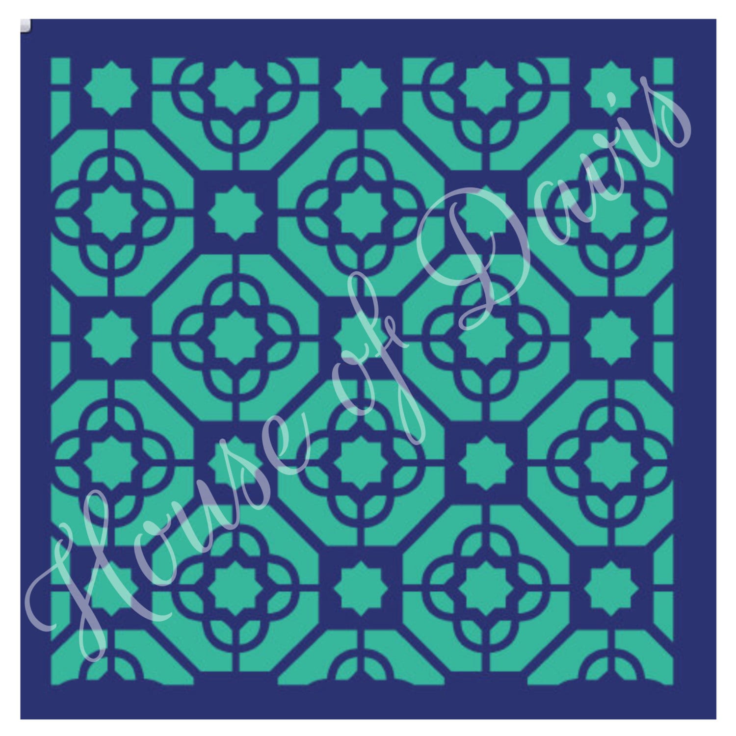 Moroccan Tile Stencil 12x12 By HouseofDavis On Etsy   Il Fullxfull.1169385029 La6z 