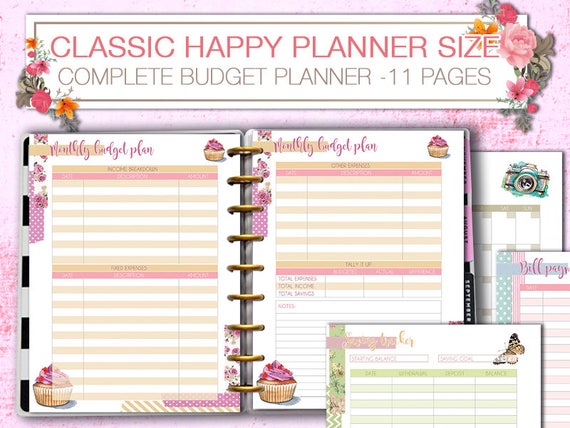 happy planner budget edition 2021