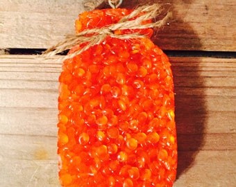 Set of 2 Air Fresheners, Car Air Freshener, Scented Aroma Beads, Small Space Deodorizer, Cactus, Peach, Georgia, Mason Jar, Butterfly, Texas