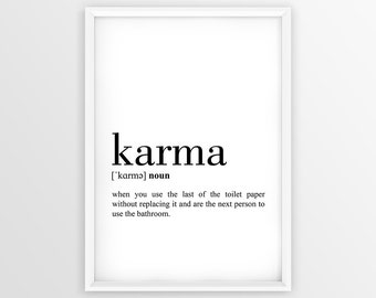 Definition Print Karma Print Karma Definition Print