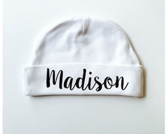 Personalized Baby Hat. Personalized baby beanie. Baby boy hat. Baby girl hat. Hospital baby hat