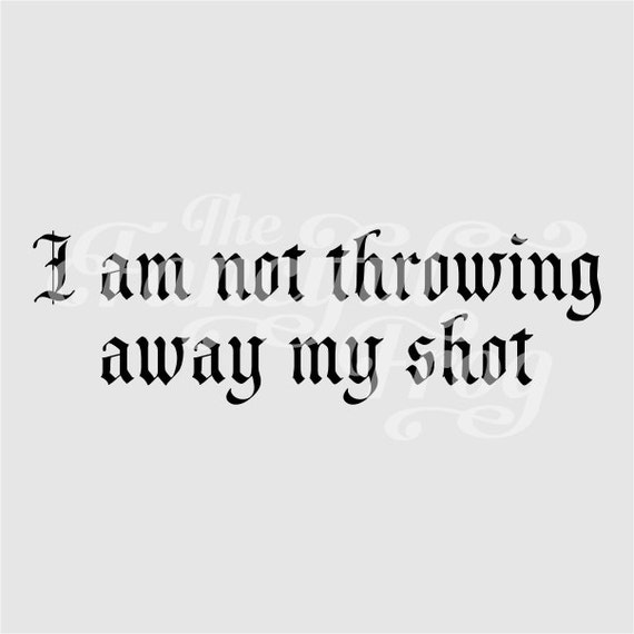 not giving away my shot lyrics
