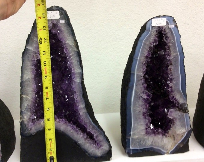20" Amethyst Cathedral Great Price- 20 inches tall From Brazil- Home Decor \ Amethyst Crystal \ Crystal \ Geode \ Geodes \ Amethyst cluster