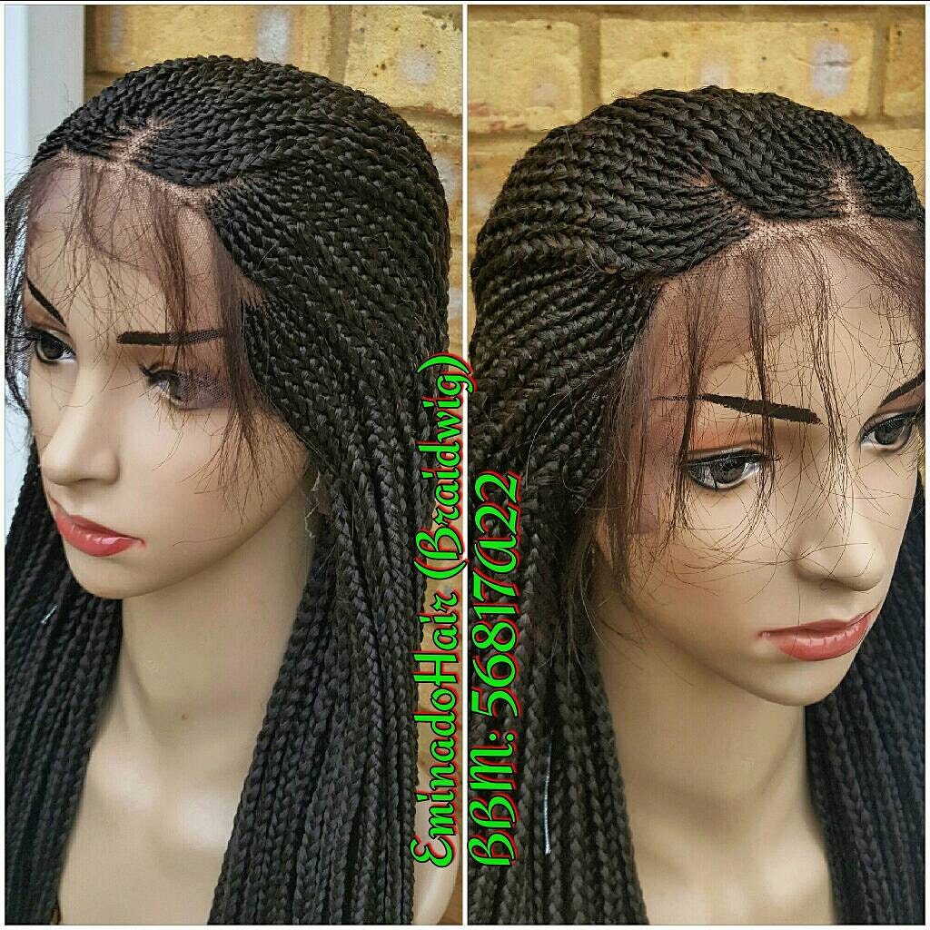 Braided Wig wholelace unit cornrow unit. Colour 4. Braidwig