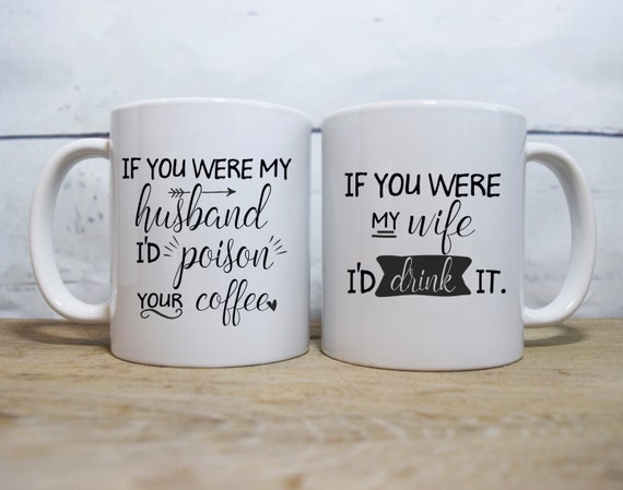 Couples Mugs Poison Mug Set Snarky Mug Set Geeky Ts