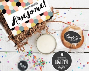 Mini You Are So Incredibly Awesome Gift Box - Congratulations Gift | Thank You Gift | Best Friend Gift | Celebration Gift | Friend Gift