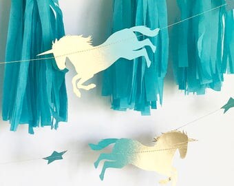 Unicorn garland | Etsy