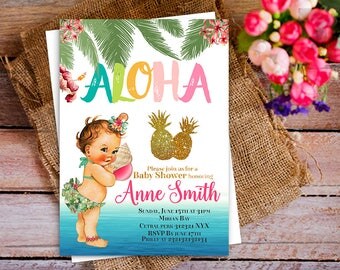 Aloha invitation | Etsy