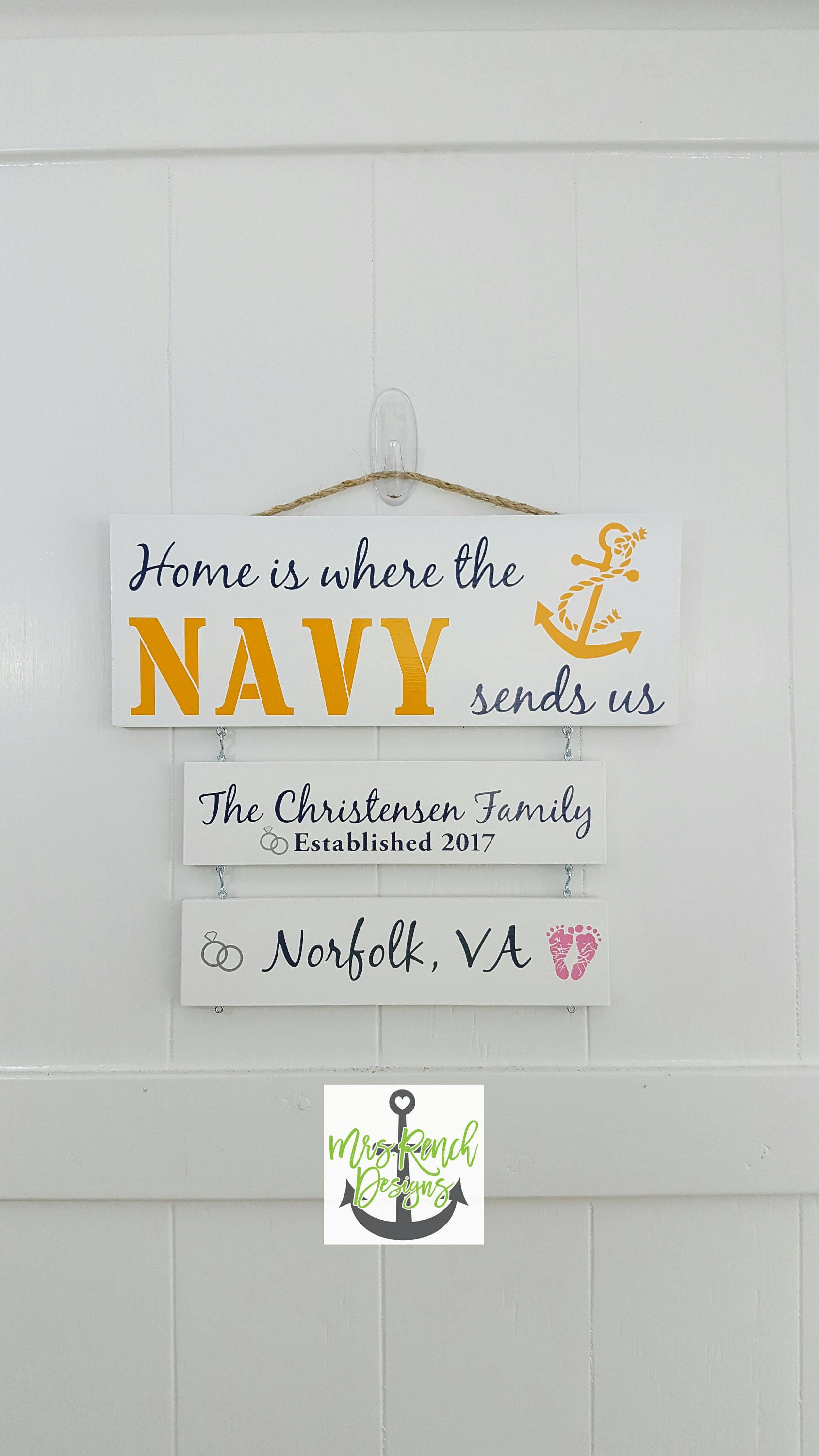 Home is where the Navy sends us Navy Sign Patriotic Wall